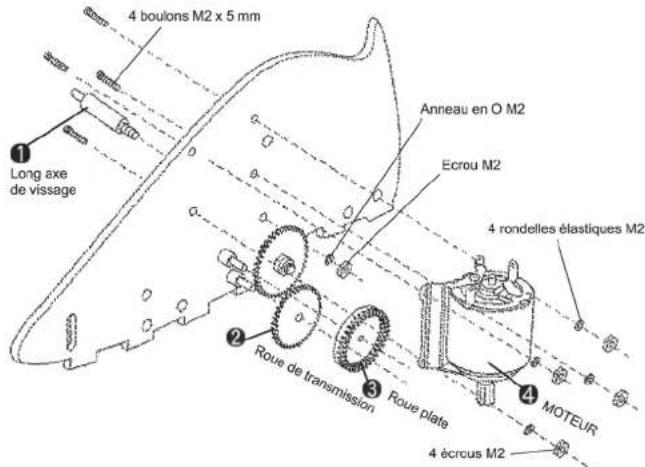 AREXX SR129 - Montage du module de transmission - 1
