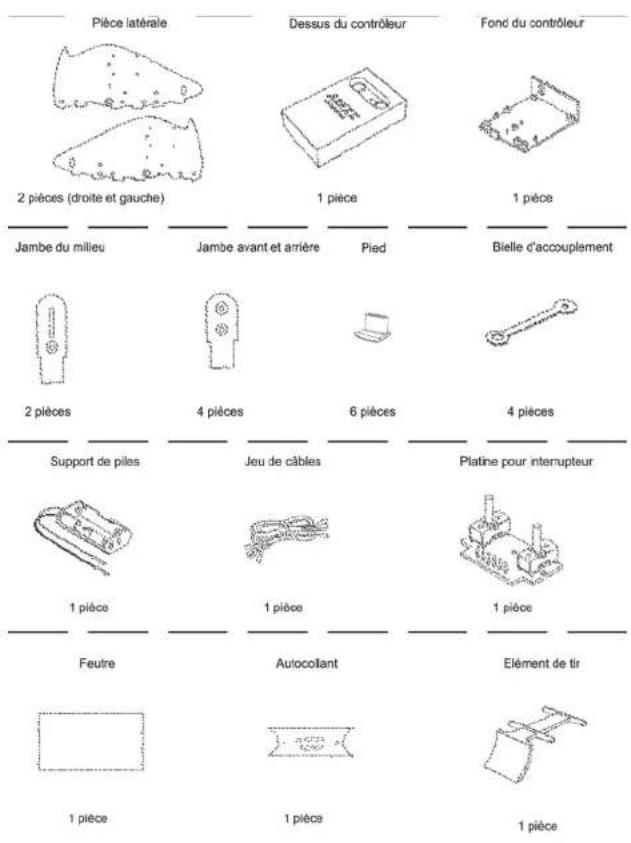 AREXX SR129 - LiSTE des pieces - 25