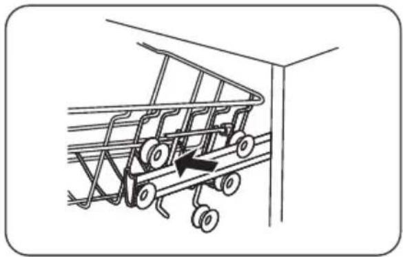 Pelgrim GVW301L - Réglage du panier supérieur type 1 (en fonction du modèle) - 2