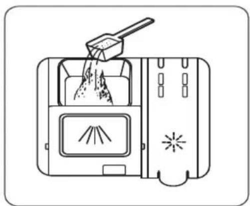 Pelgrim GVW301L - Remplissage du distributeur de produit de lavage - 2