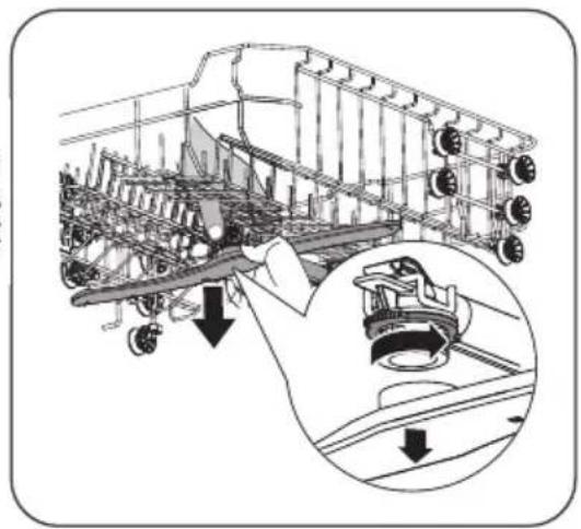 Pelgrim GVW301L - De sproeiarmen reinigen - 1