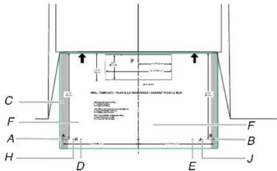 KITCHENAID KMMF330PBS - Perçage de trous dans le mur arrière - 4