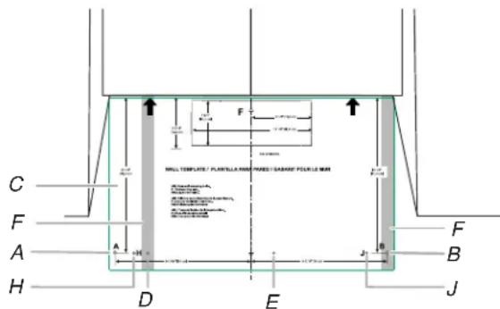KITCHENAID KMMF330PBS - Perçage de trous dans le mur arrière - 3