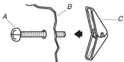 KITCHENAID KMMF330PBS - Aucun montant de cloison ne coïncide avec les trous d'extrémité (figure 1) - 2