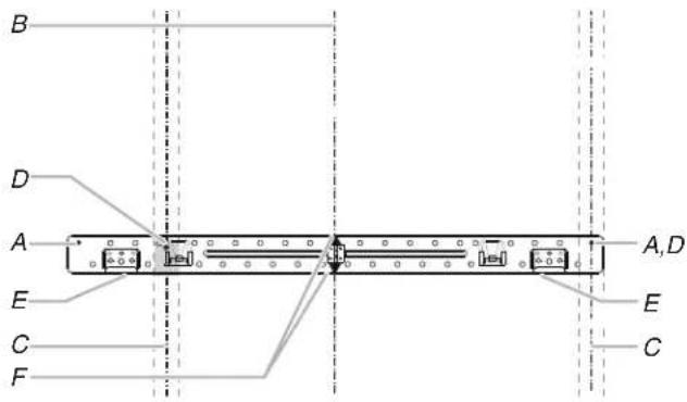 KITCHENAID KMMF330PBS - Posibles configuraciones de las vigas de pared - 3