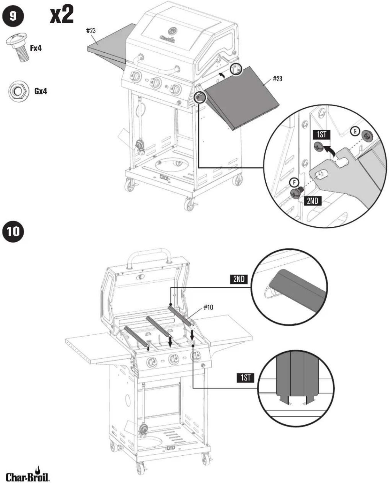 CHAR BROIL Performance 463732923 - ASSEMBLY / ASSEMBLAGE / ASAMBLEA - 1