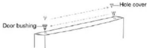 VEDETTE VCA206NFWH - REVERSING THE DOOR SWING - 6