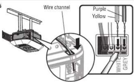 LIFT-MASTER 84504R - OPTION B- PRE-WIRED INSTALLATION - 5