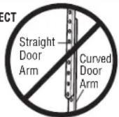 LIFT-MASTER 84504R - Connect the Door Arm to the Trolley - 8