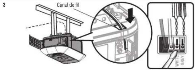 LIFT-MASTER 84504R - OPTION A - INSTALLATION SANS PRÉ-CÂBLAGE - 3