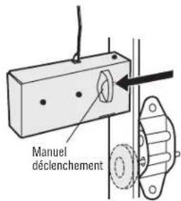 LIFT-MASTER 84504R - POURDÉSENGAGERMANUELLEMENT LA SERRUREDEPORTE DE GARAGE AUTOMATIQUE (MODELE 841LM)\*. - 1