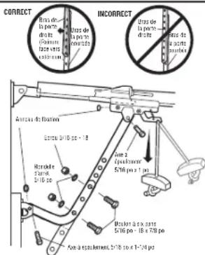 LIFT-MASTER 84504R - Connectez le bras de porte au chariot - 2