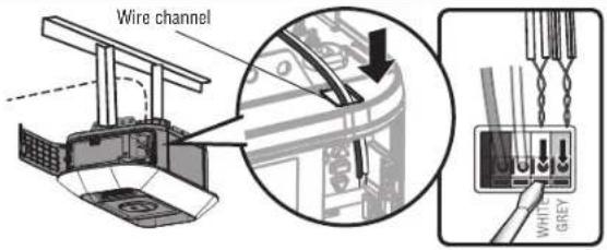 LIFT-MASTER 84504R - OPTION A - INSTALLATION WITHOUT PRE-WIRING - 3
