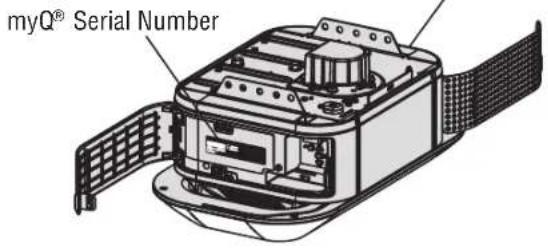 LIFT-MASTER 84504R - myQ® Serial Number - 1
