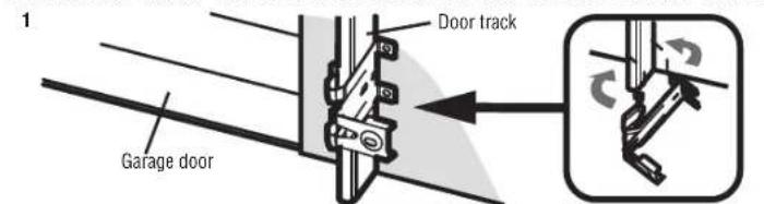 LIFT-MASTER 84504R - DOORTRACKINSTALLATION - 1