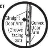 LIFT-MASTER 84504R - Connect the Door Arm to the Trolley - 7