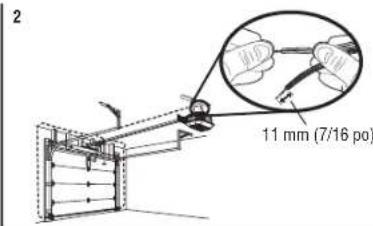 LIFT-MASTER 84504R - OPTION A - INSTALLATION SANS PRÉ-CÂBLAGE - 2