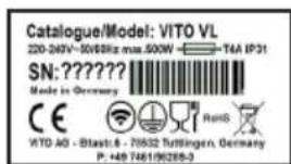 VITO XS - Description produit 1.2 Étendue de la livraison - 3