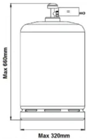 COZZE 90351 - GASFLASKE - 1