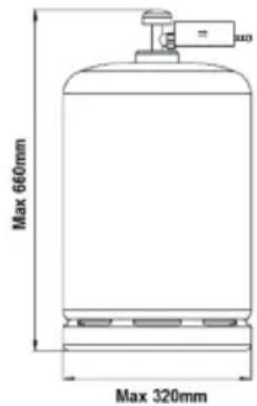 COZZE 90351 - GAS CYLINDER - 1