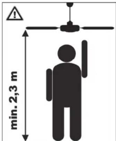 min. 2,3 m