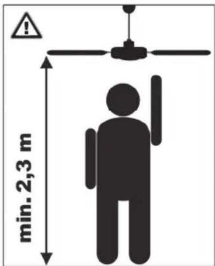 min. 2,3 m