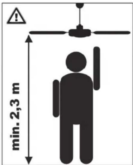 min. 2,3 m