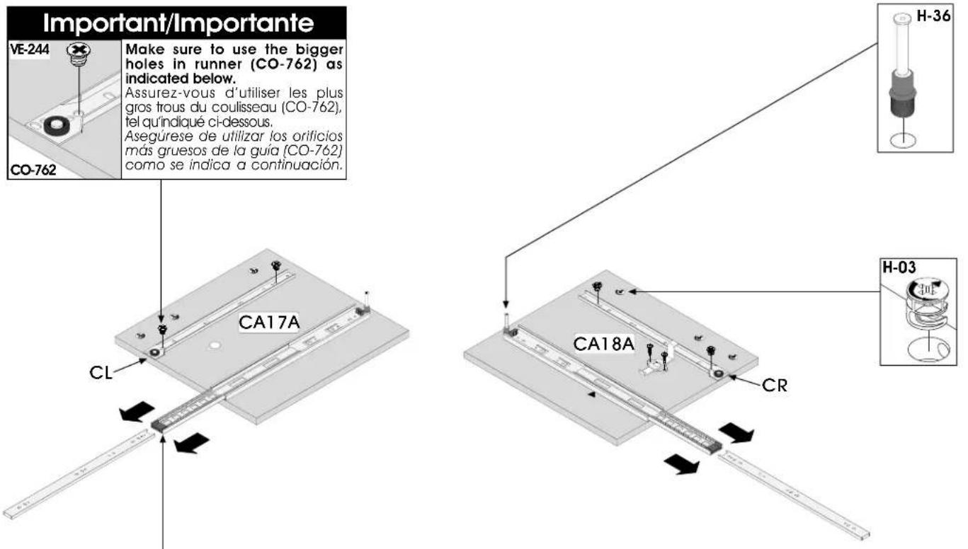 Bestar Harmony 5241139 - IMPORTANT NOTICE / NOTE IMPORTANTE / NOTA IMPORTANTE - 5