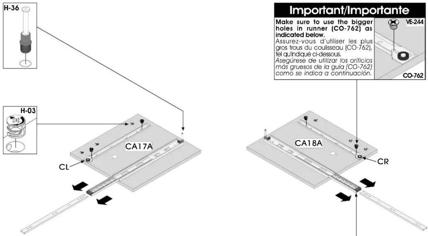 Bestar Harmony 5241139 - IMPORTANT NOTICE / NOTE IMPORTANTE / NOTA IMPORTANTE - 5