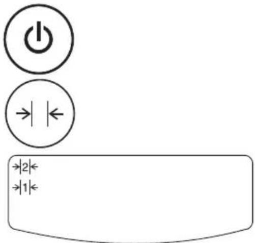 SECA 834 - Switching the weighing range - 1