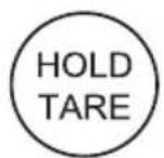 SECA 834 - Taring weight display (TARE) - 2