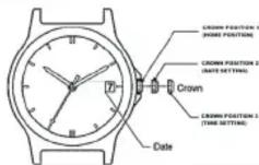 So & Co Chelsea 5096A - WATCH DISPLAY & TIME SETTING - 2