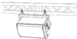 DB Technologies Opera 10 - INSTALLATION ON TRUSS WITH BRACKETS AND ALISCAFF COUPLERS - 1