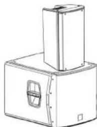 DB Technologies Opera 10 - INSTALLATION SUR SUBWOOFER - 1