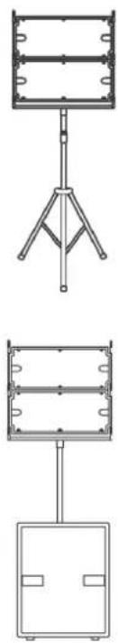DB Technologies DVA K5 - INSTALLATION ON A FLAT SURFACE - 1