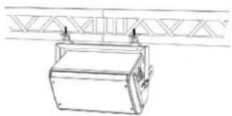DB Technologies Opera 15 - INSTALLATION ON TRUSS WITH BRACKETS AND ALISCAFF COUPLERS - 1