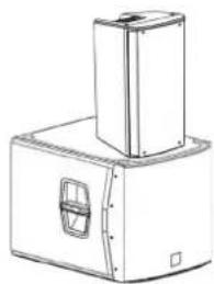 DB Technologies Opera 15 - INSTALACIÓN SOBRE SUBWOOFER - 1