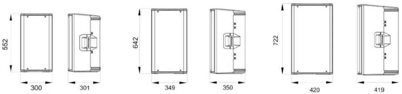 DB Technologies Opera 12 - DIMENSIONS - 1