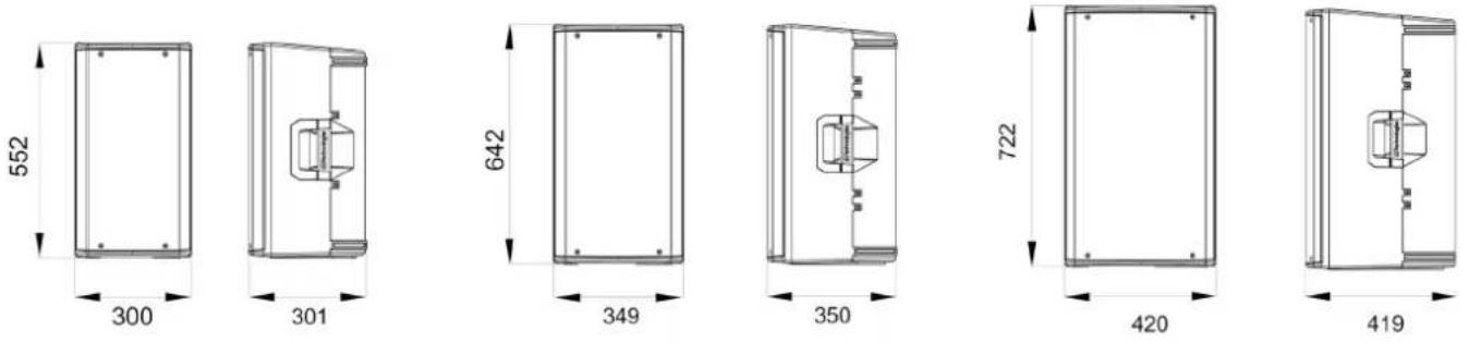 DB Technologies Opera 12 - DIMENSIONI - 1