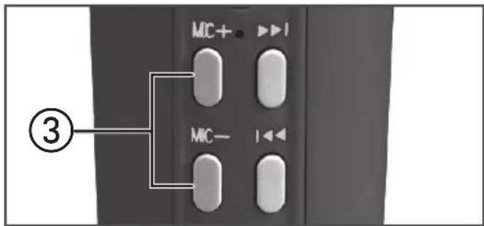 BONTEMPI 48 5010 - MIKROFONO GARSUMO REGULIAVIMAS - 1