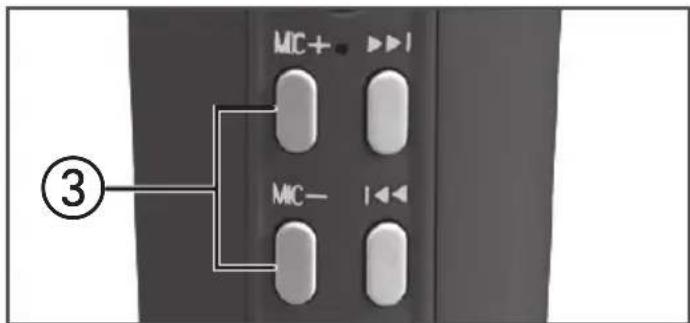 BONTEMPI 48 5010 - HLASITOSTI / OZVENOVÉHO EFFECTU MIKROFÓNU - 1