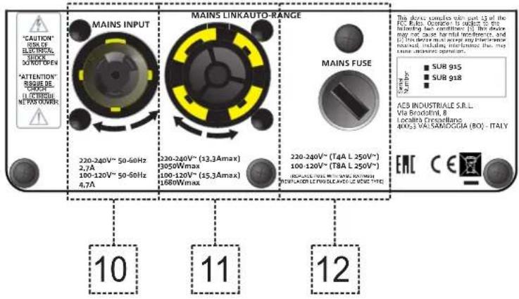 DB Technologies SUB 918 - SECTION D'ALIMENTATION - 1