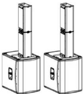 DB Technologies Ingenia IG1T - INSTALACIÓN SOBRE SUBWOOFER - 1