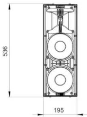 DB Technologies Ingenia IG1T - ABMESSUNGEN - 1