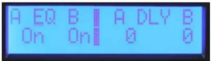 A EQ B | A DLY B On On 0 0
