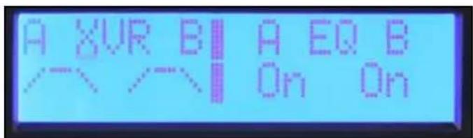 A XVR B A EQ B /---/--- On On
