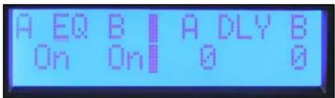 A EQ B | A DLY B On On 0 0