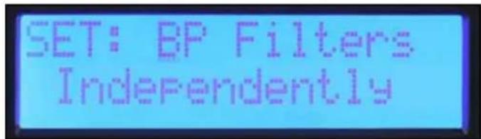 SET: BP Filters Independently