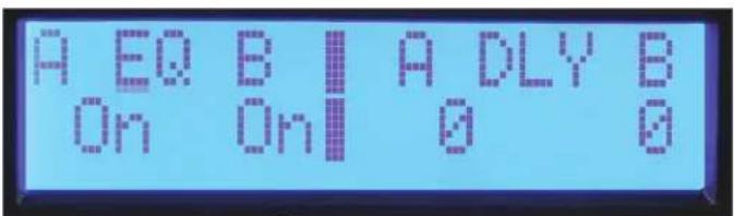 A EQ B A DLY B On On 0 0