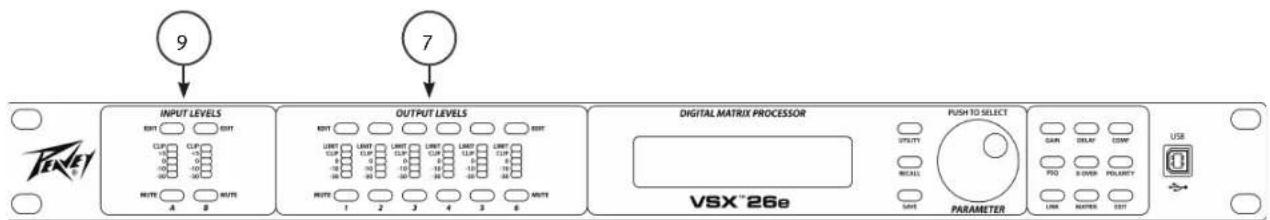PEAVEY VSX 26e - Paramètres d'entrée/sortie - 1